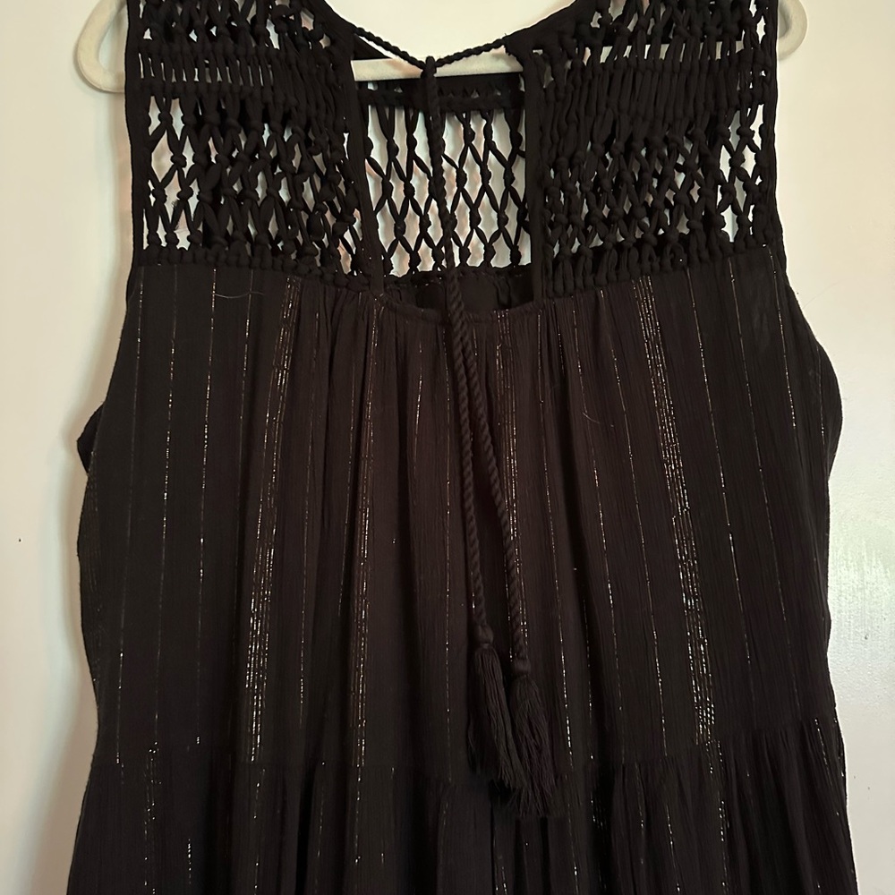Maeve Black Maxi Dress